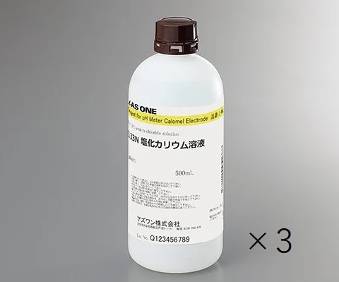 新発売 【ポイント15倍】アズワン pH比較電極内部液 比較電極内部液