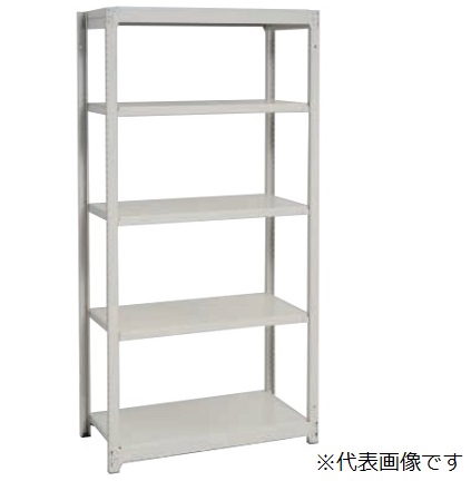 【ポイント15倍】【直送品】 アズワン 軽量ボルトレスラック 5段 1503×454×2106mm MK7545-5K (3-1312-07) 《実験設備・保管》 【大型】