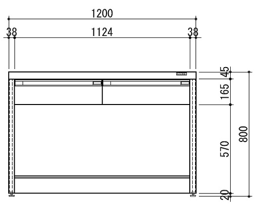 【ポイント15倍】【直送品】 アズワン サイド実験台 HTOA 1207W (3 4194 02) 《実験設備・保管》 【特大・送料別】 :azuw 3 4194 02:工具屋さん