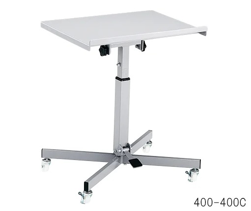 【ポイント15倍】【直送品】 アズワン 昇降・チルト作業台 ガススプリング昇降式 キャスタータイプ 400-400C (3-6624-01) 《実験設備・保管》 【特大・送料別】