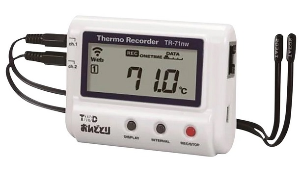 【ポイント15倍】アズワン 温度記録計 TR-71nw (6-9183-34) 《計測・測定・検査》