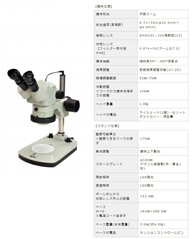 【ポイント15倍】【直送品】 カートン光学 (Carton) ズ−ム式実体顕微鏡 SPZ 50IT (MS587226) (双眼タイプ) :cart ms587226:工具屋さん