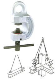 【ポイント15倍】【直送品】 イーグル・クランプ ねじ式全方向クランプ SBN-5 (10〜40) (000000003699) 《鉄鋼用クランプ》