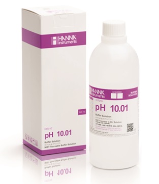 【ポイント15倍】ハンナ pH10.01標準液 ボトル入り HI 7010L (HI7010L)｜kouguyasan