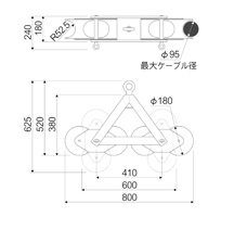 【直送品】 育良精機 シーソー金車 IS-CBII (10124) 【法人向け・個人宅配送不可】 【大型】｜kouguyasan｜02