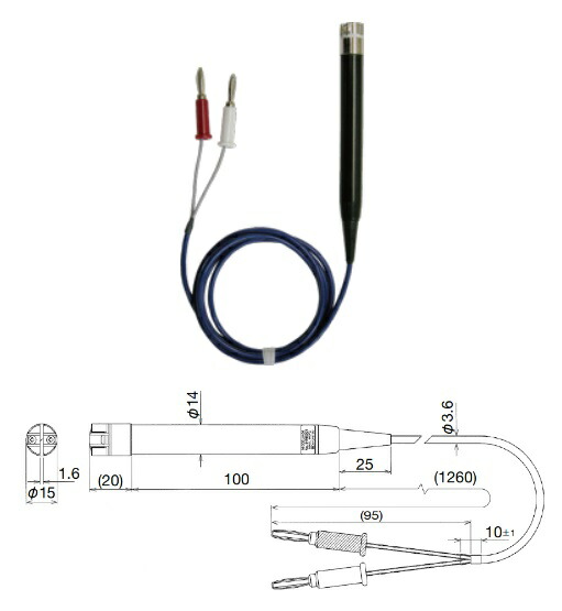 【ポイント15倍】共立電気計器 温度プローブ MODEL8406 :kyori model8406:工具屋さん