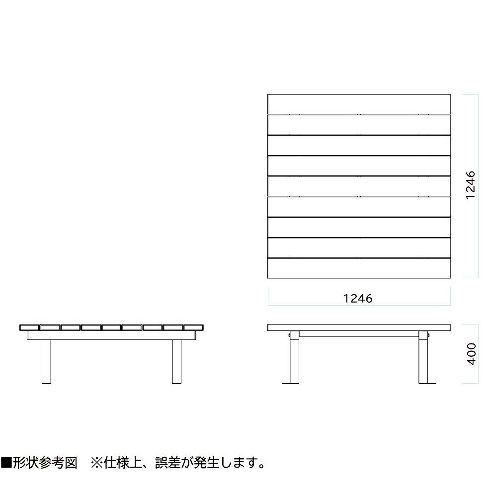 ポイント15倍】【直送品】 ミヅシマ工業 スクエアベンチN 2460030