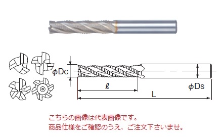 【ポイント15倍】不二越 (ナチ) ハイスエンドミル SGFREL32 (SG-FAX ラフィングエンドミルロング)