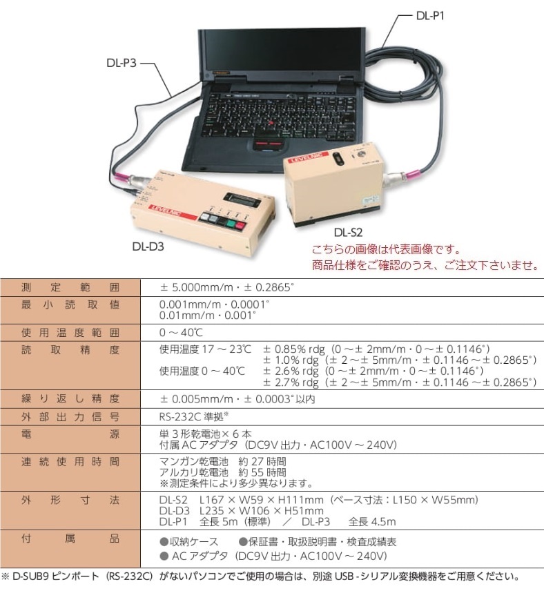 【ポイント15倍】新潟精機 レベルニックセパレート・システム DL D3 (010023) 《表示器》 :niig 010023:工具屋さん