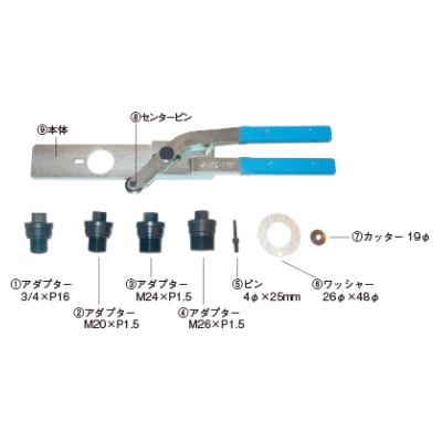 【ポイント15倍】【直送品】 日平機器 オイルエレメントカッター HOC-100 【大型】｜kouguyasan