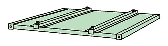 【直送品】 サカエ 中量スライドラック オプション棚板用デッキチャンネル MSR 60DC (186421) 【特大・送料別】 :k saka msr 60dc:工具屋さん