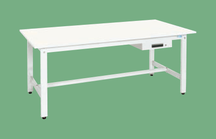 【ポイント15倍】【直送品】 サカエ 軽量作業台KKタイプ(抗ウイルス天板・キャビネット1段付) KK-58AVPW (042740) 【大型】