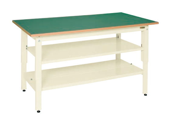 【ポイント15倍】【直送品】 サカエ 軽量立作業台KDタイプ(中板・中棚付) KD-69FNT2I (044275) 【大型】