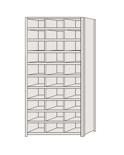 【ポイント15倍】【直送品】 サカエ 区分棚 NCAM110 310 (184128) 【特大・送料別】 :sakae 184128:工具屋さん