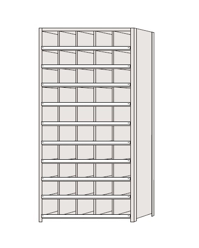 【ポイント15倍】【直送品】 サカエ 区分棚 NCCM111-510 (184203) 【特大・送料別】