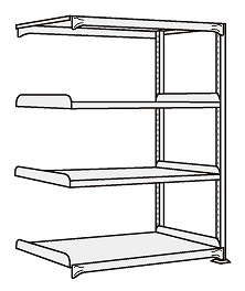 【直送品】 サカエ 中軽量棚NEW型連結(200KG/段・H1800MM・4段) NEW 1714R (204834) 【特大・送料別】 : k sakae 204834 : 工具屋さん 28,160円