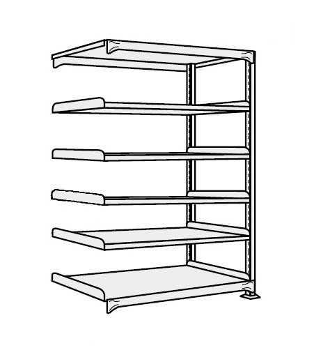 【ポイント15倍】【直送品】 サカエ 中軽量棚ＮＥＷ型連結（２００ｋｇ／段・Ｈ２１００ｍｍ・６段） NEW 2716R (204852) 【特大・送料別】 :sakae 204852:工具屋さん