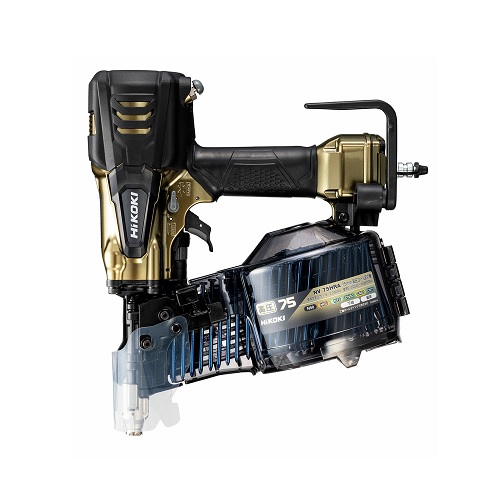 【限定特価】 HiKOKI 高圧ロール釘打機 NV75HRA (S) パワー切替機構付、エアダスタ付