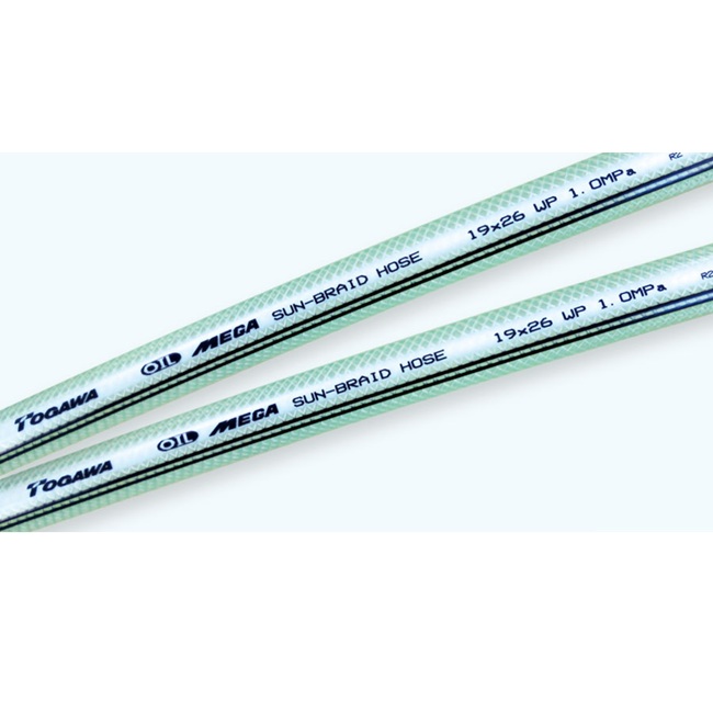 【ポイント15倍】【直送品】 十川産業 MEGA耐油サンブレーホース 12ｘ18mm 100m巻 (TB-12) 【大型】