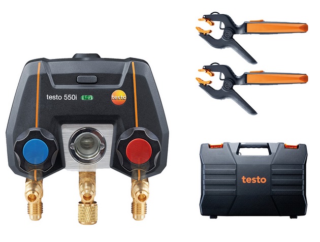 【ポイント15倍】【直送品】 イチネンTASCO スマートマニホールド testo 550i セット TA125B