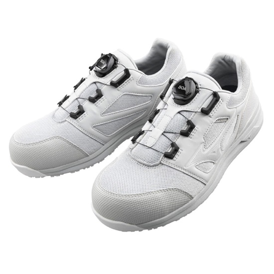 イチネンTASCO 安全作業靴 (ALMIGHTYLSII52LBOA グレー×ホワイト 27.5