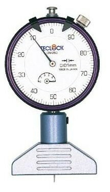 【ポイント15倍】テクロック (TECLOCK) ダイヤルデプスゲージ DM 250 :teku dm 250:工具屋さん