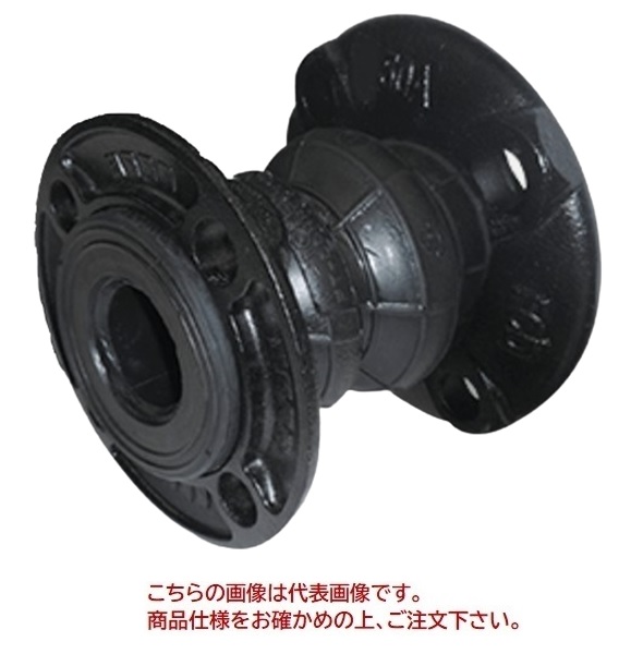 【直送品】 TOZEN ゴム製フレキシブル継手 PTコネクタ(JIS10KF FCD) 150A :k toze pt fcd 150a:工具屋さん