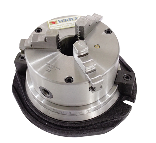 【直送品】 VERTEX (バーテックス) ロータリーチャック3爪タイプ VSR-63-G29 (硬爪タイプ)