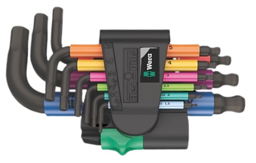 Wernerさん専用 ポイント15倍】WERA 950/9 ヘックスプラス マルチカラー 2 六角レンチ