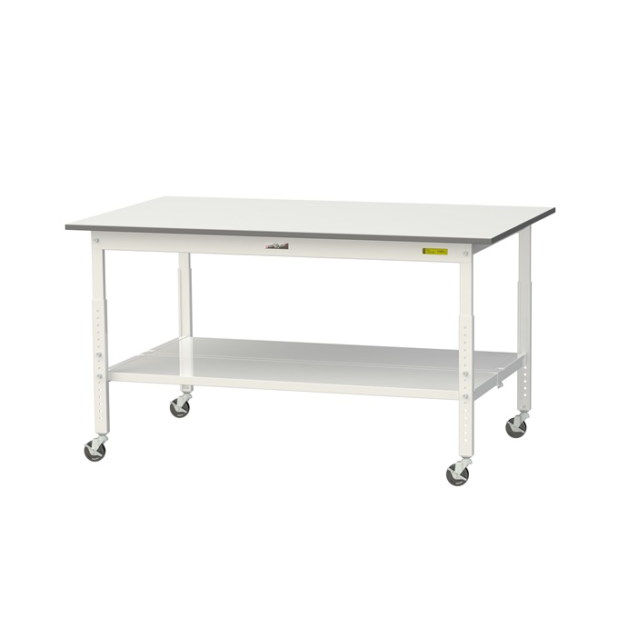 直送品】 山金工業 ワークテーブル SUPAC-1590TT-WW (全面棚板付