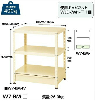 【ポイント15倍】【直送品】 山金工業 ワゴン W7 BM IV 【大型】 :yama w7 bm iv:工具屋さん