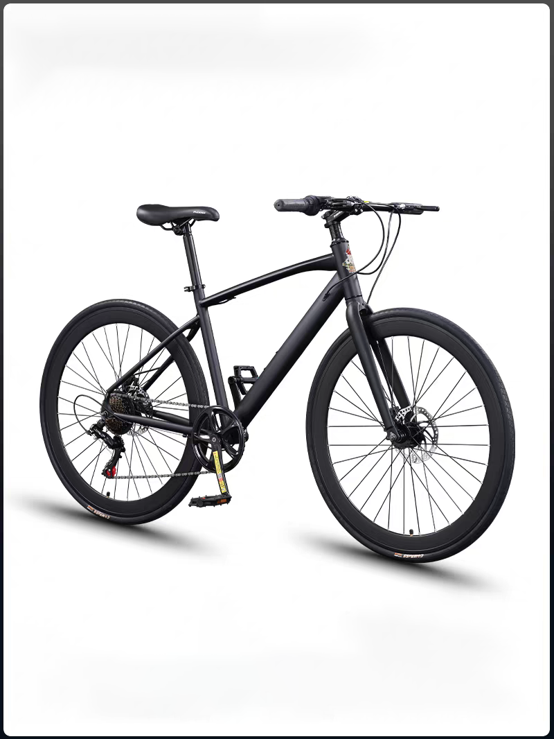 自転車 ロードバイク 700c 700×28c 24段変速MTB 高炭素鋼フレーム 前後