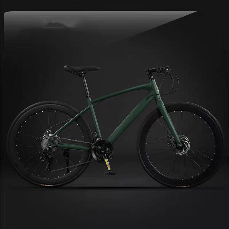 自転車 ロードバイク 700c 700×28c 24段変速MTB 高炭素鋼フレーム 前後