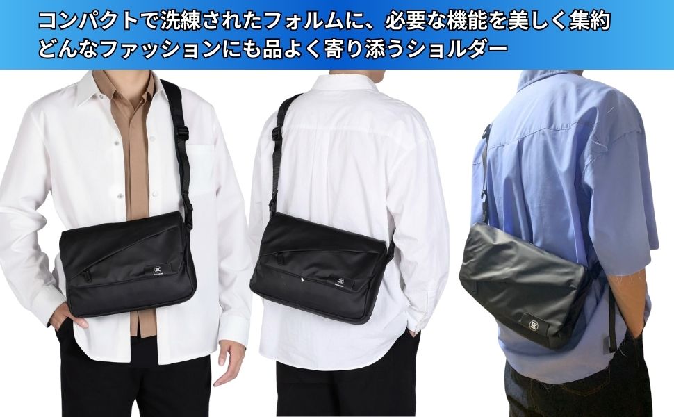 送料無料最短当日発送／ ショルダーバッグ メンズ 小さい 斜めがけ