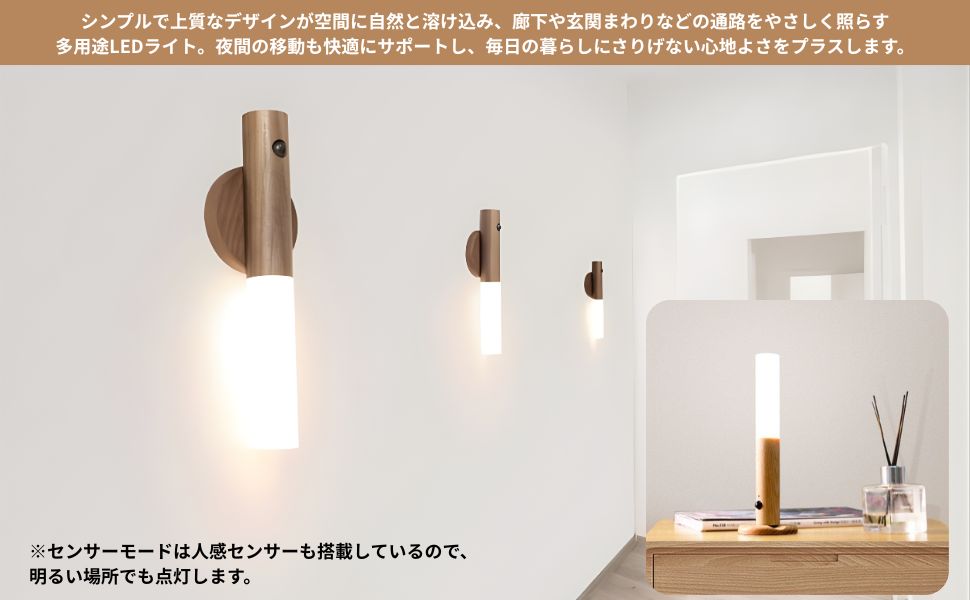 センサーライト棒