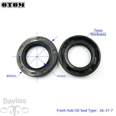 並行輸入品】 Otomバイクフロントリアホイールハブオイルシール