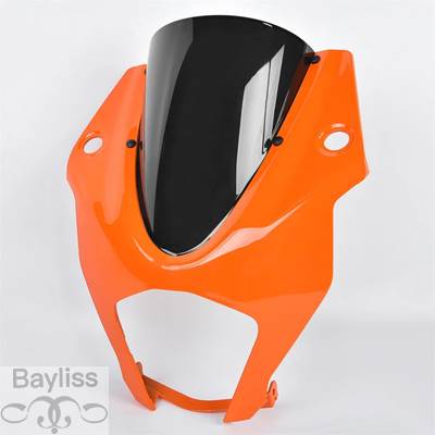 【並行輸入品】 KTM RC 125 200 390 2022 2023 RC125 RC390 フロントヘッドライトカバーフロントガラスバイクヘッドランプフェアリングフロントガラスウインドの画像