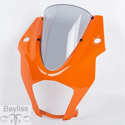 【並行輸入品】 KTM RC 125 200 390 2022 2023 RC125 RC390 フロントヘッドライトカバーフロントガラスバイクヘッドランプフェアリングフロントガラスウインドの画像
