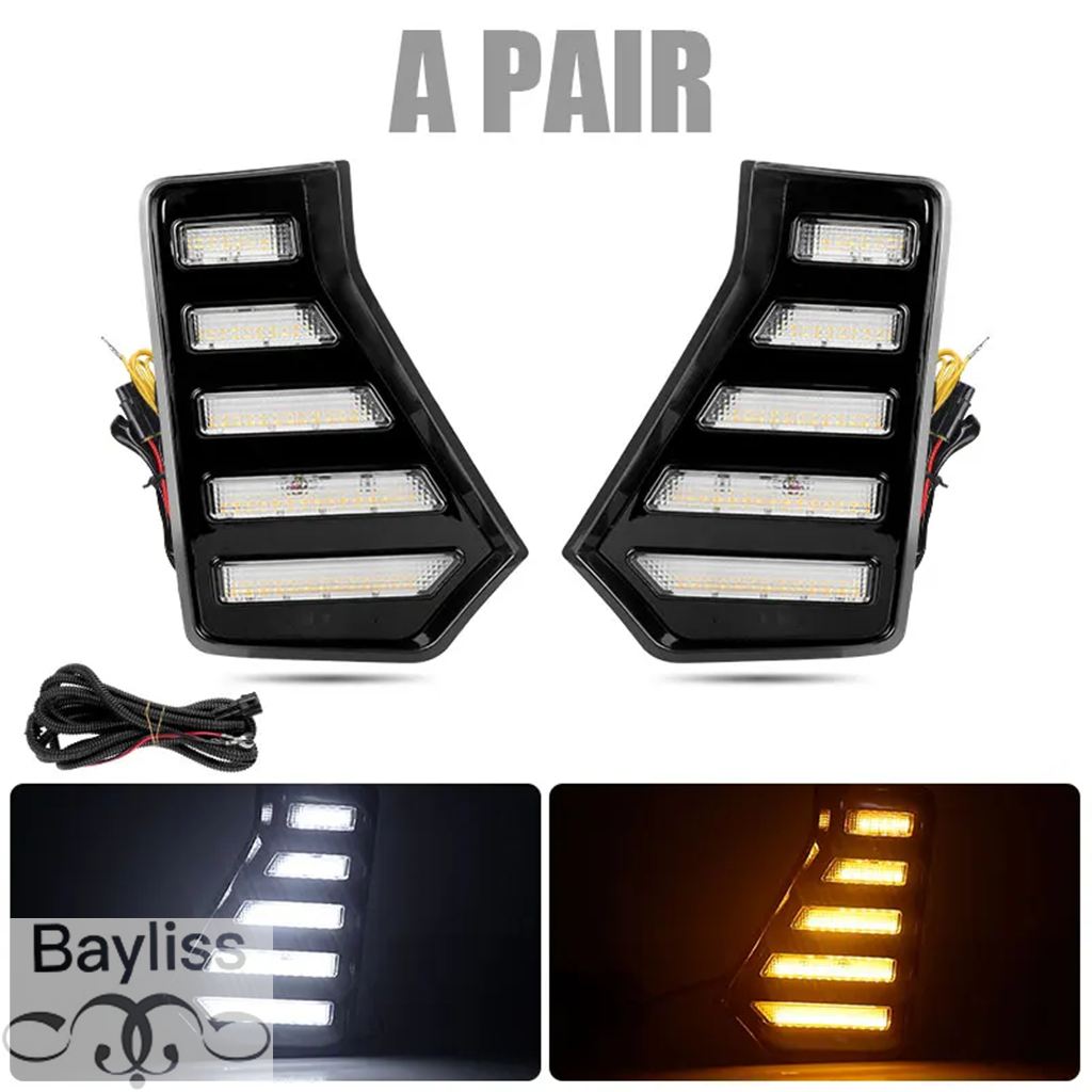 並行輸入品】 LED DRLデイタイムランニングライト ダイナミック