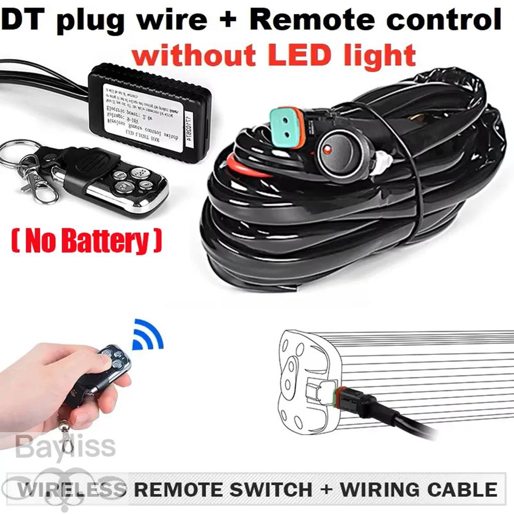 並行輸入品】 防水LEDワークライトバー用DTプラグ配線ハーネス オン