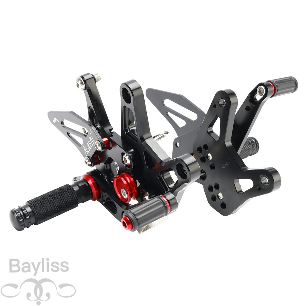 並行輸入品】 Topteng レーシングリアセットフットペグブラック
