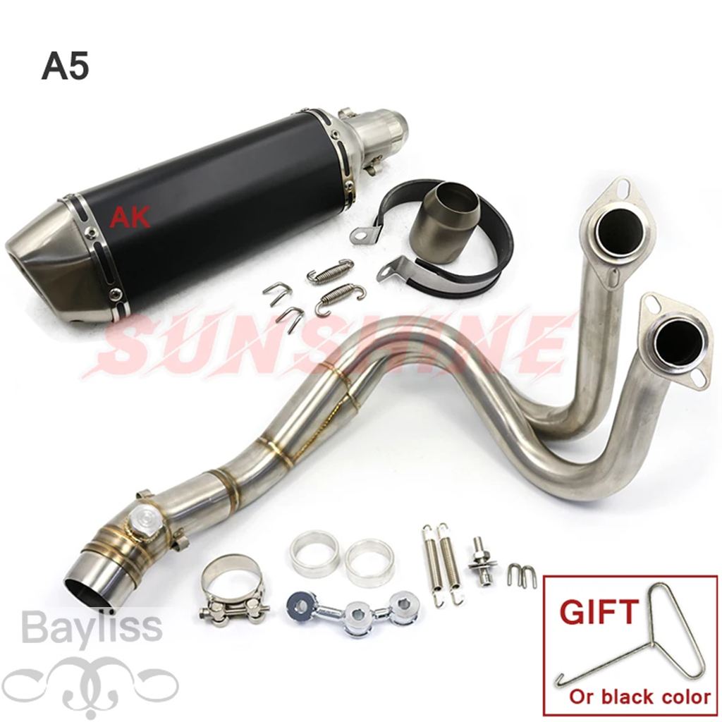 【並行輸入品】 バイク 二輪用フロントエキゾースト カワサキ6f er6n z650 versys 650 ninja650用フルシステムの画像