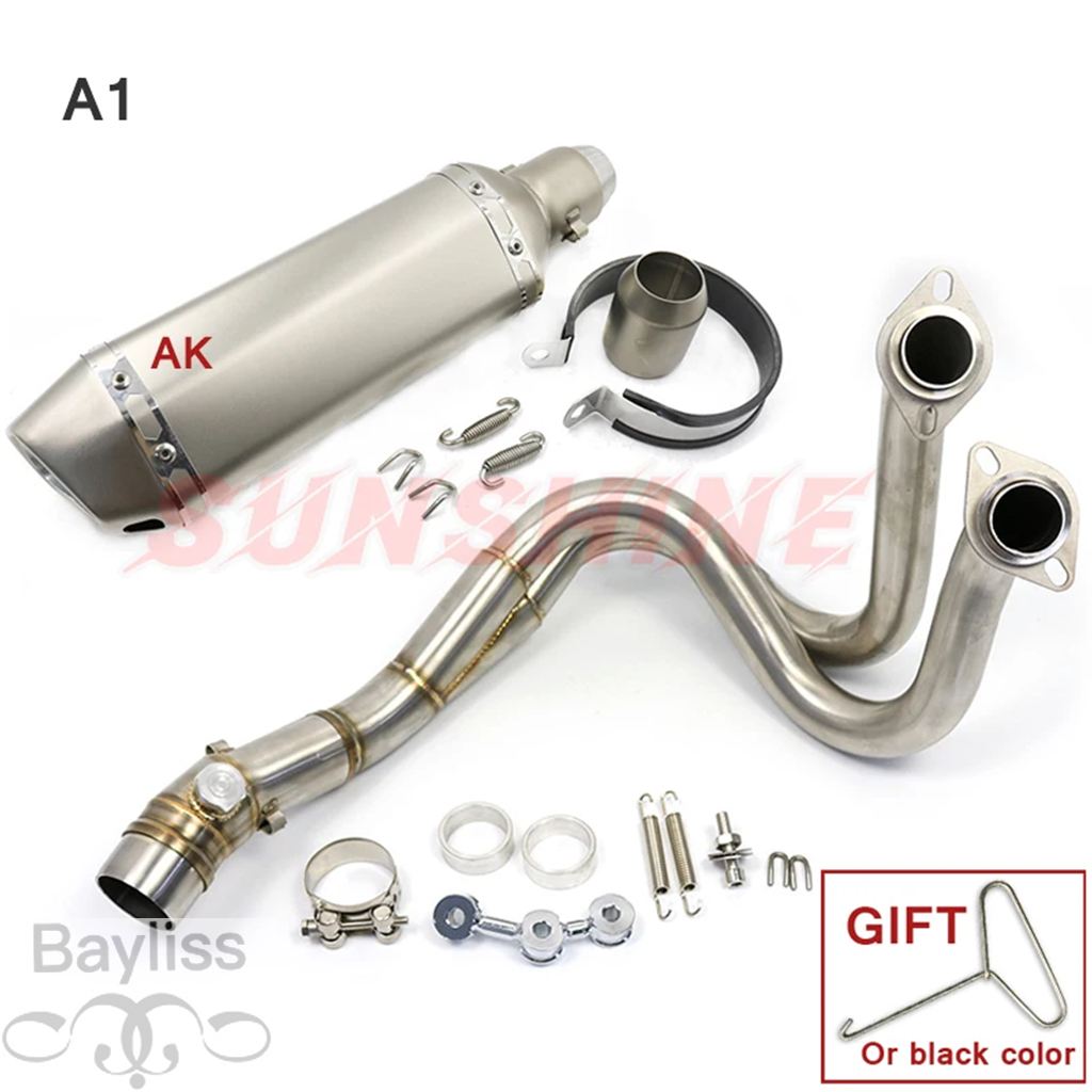 【並行輸入品】 バイク 二輪用フロントエキゾースト カワサキ6f er6n z650 versys 650 ninja650用フルシステムの画像