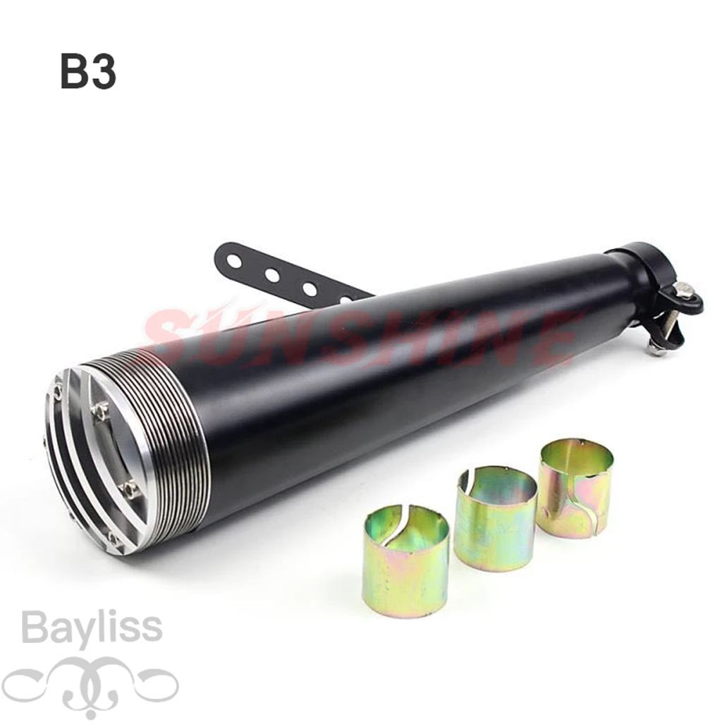 並行輸入品】 バイク用汎用エキゾーストサイレンサー 38mm 40mm 43mm