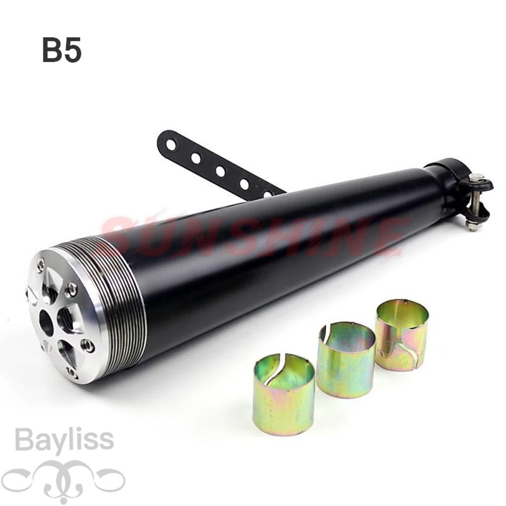 並行輸入品】 バイク用汎用エキゾーストサイレンサー 38mm 40mm 43mm