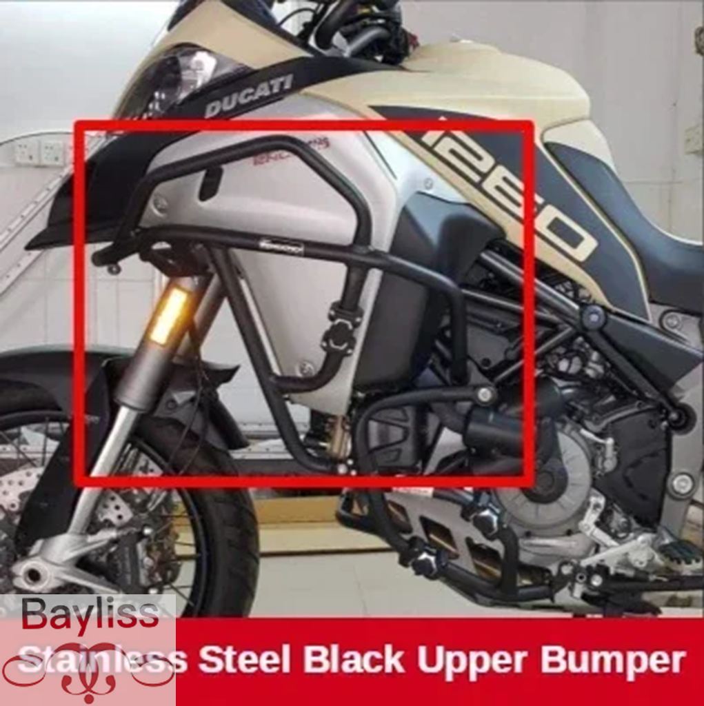 【並行輸入品】 バイクフレーム保護バンパーエンジンガードクラッシュバープロテクタータンクバンパーアクセサリードゥカティ Multistrada1260 エンデュアの画像