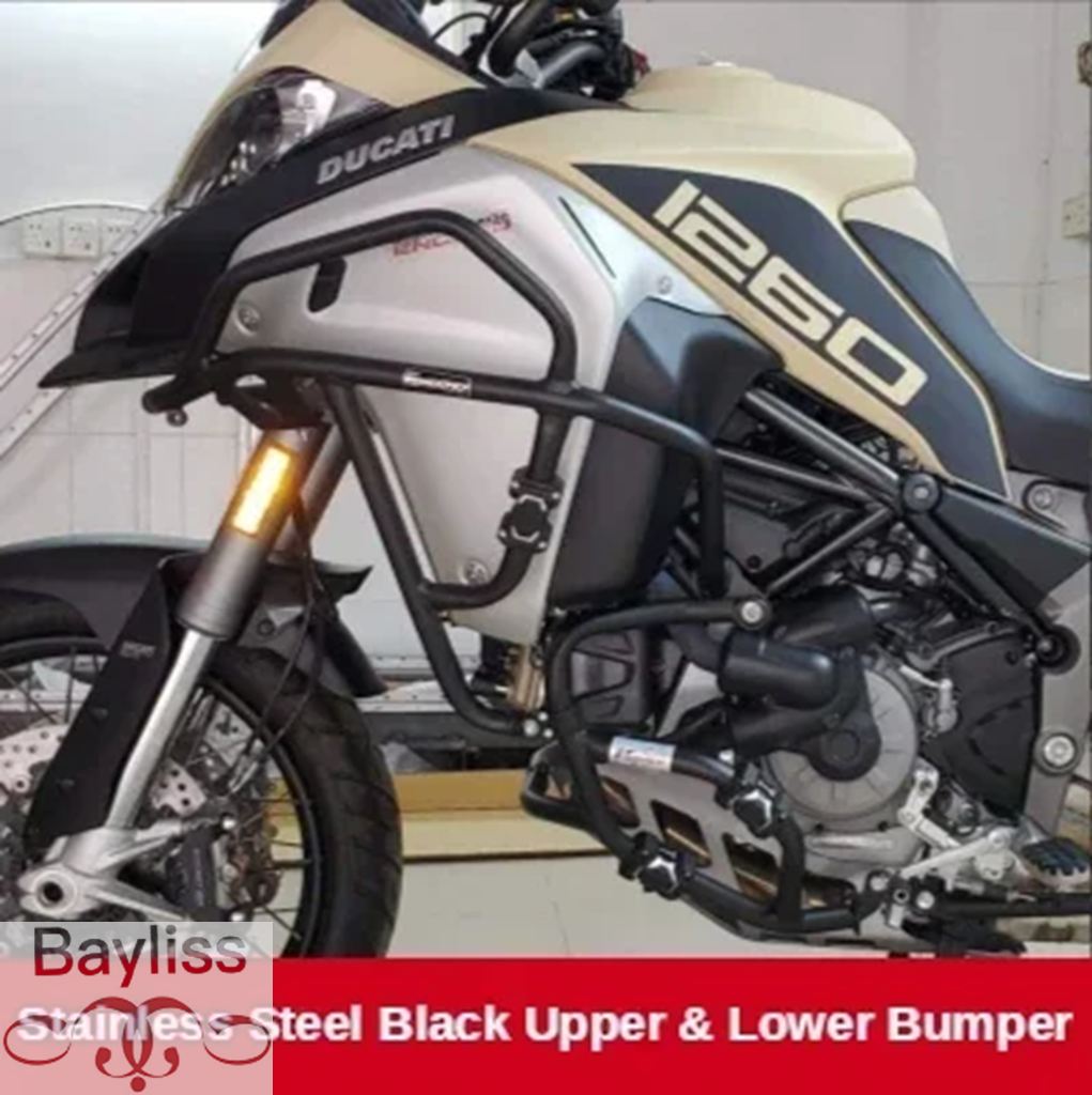 【並行輸入品】 バイクフレーム保護バンパーエンジンガードクラッシュバープロテクタータンクバンパーアクセサリードゥカティ Multistrada1260 エンデュアの画像