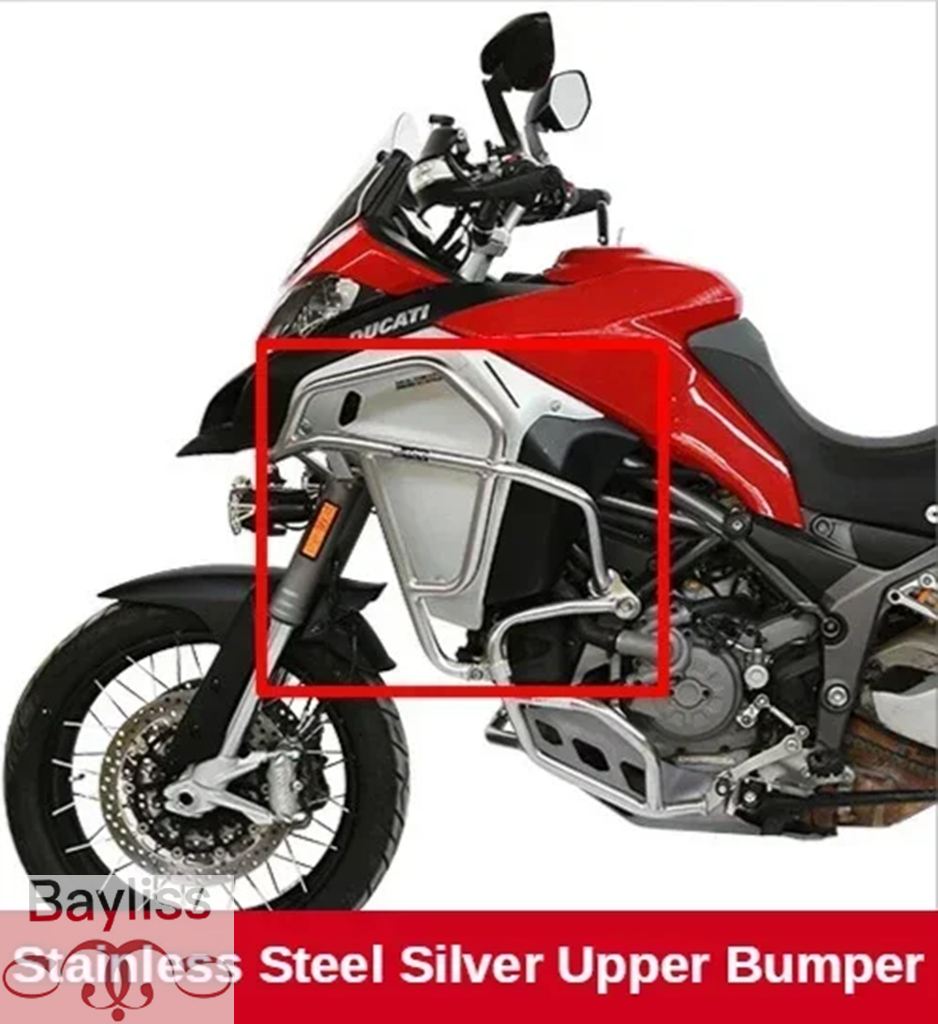 【並行輸入品】 バイクフレーム保護バンパーエンジンガードクラッシュバープロテクタータンクバンパーアクセサリードゥカティ Multistrada1260 エンデュアの画像