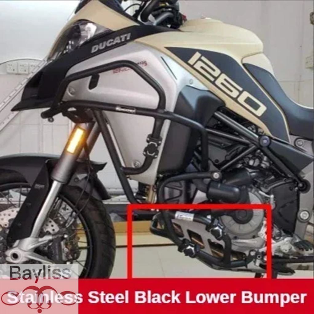 【並行輸入品】 バイクフレーム保護バンパーエンジンガードクラッシュバープロテクタータンクバンパーアクセサリードゥカティ Multistrada1260 エンデュアの画像