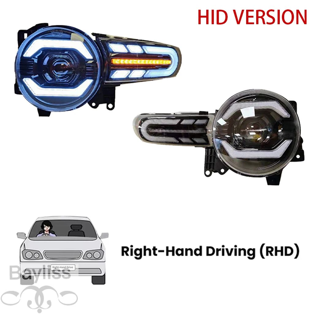 並行輸入品】 LED ヘッドライトアセンブリトヨタ FJ クルーザー 2007